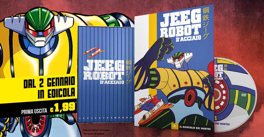 Jeeg Robot torna in edicola con La Gazzetta