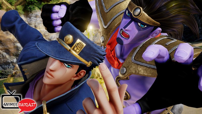 Jotaro Kujo e Dio Brando in Jump Force