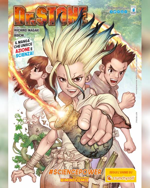 Primi episodi di Dr. Stone al Riminicomix