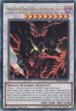 Arcidemone Drago Rosso Rovente Dell'Abisso