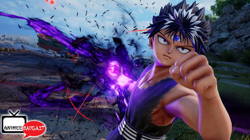 Hiei di Yu Yu Hakusho in azione su Jump Force