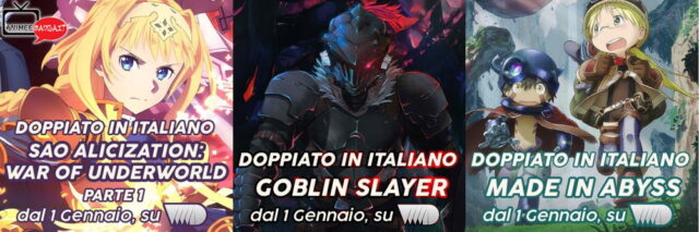Anime doppiati su VVVVID dal 1° Gennaio 2021