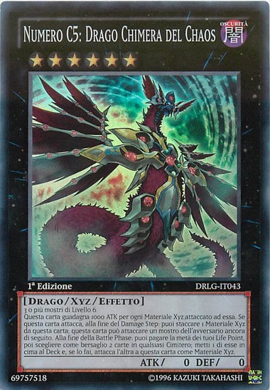 Numero C5 Drago Chimera Del Chaos