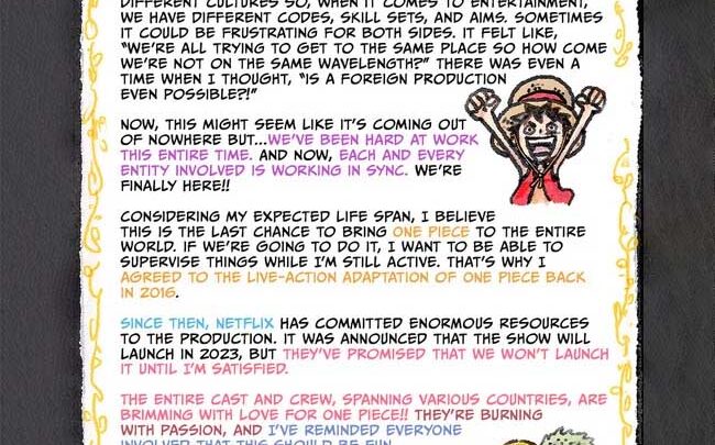 Dettagli per il Netflix One Piece Live-Action