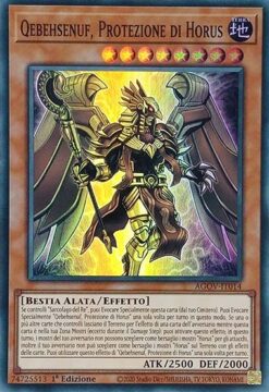 Qebehsenuf, Protezione di Horus