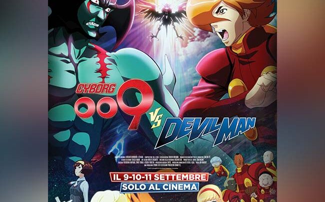 Cyborg 009 vs Devilman al cinema!