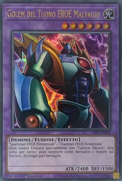 Golem del Tuono EROE Malvagio