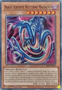 Drago Serpente Notturno Malvagio