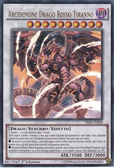 Arcidemone Drago Rosso Tiranno Arcidemone Drago Rosso Tiranno