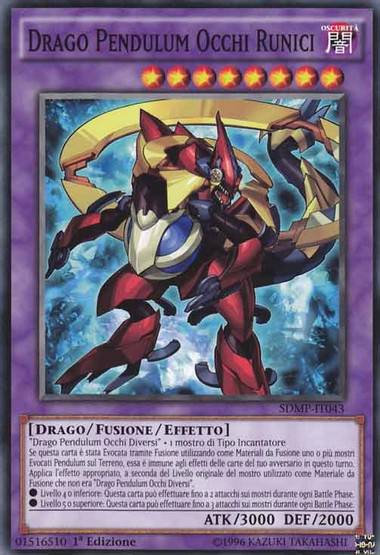Drago Pendulum Occhi Runici Drago Pendulum Occhi Runici