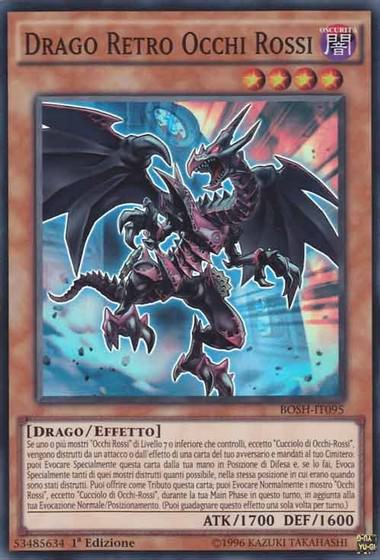 Drago Retro Occhi Rossi Drago Retro Occhi Rossi